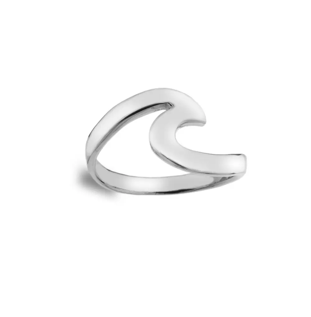 Refined Wave Organic Wide Ring