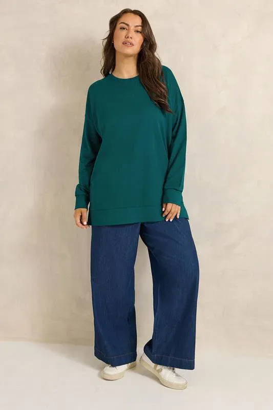 Teal Green Luxe Sweatshirt