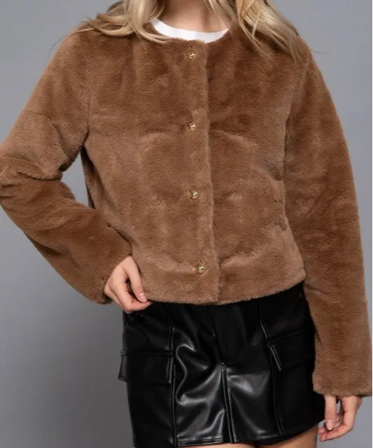 Soft Plush Thick Coat