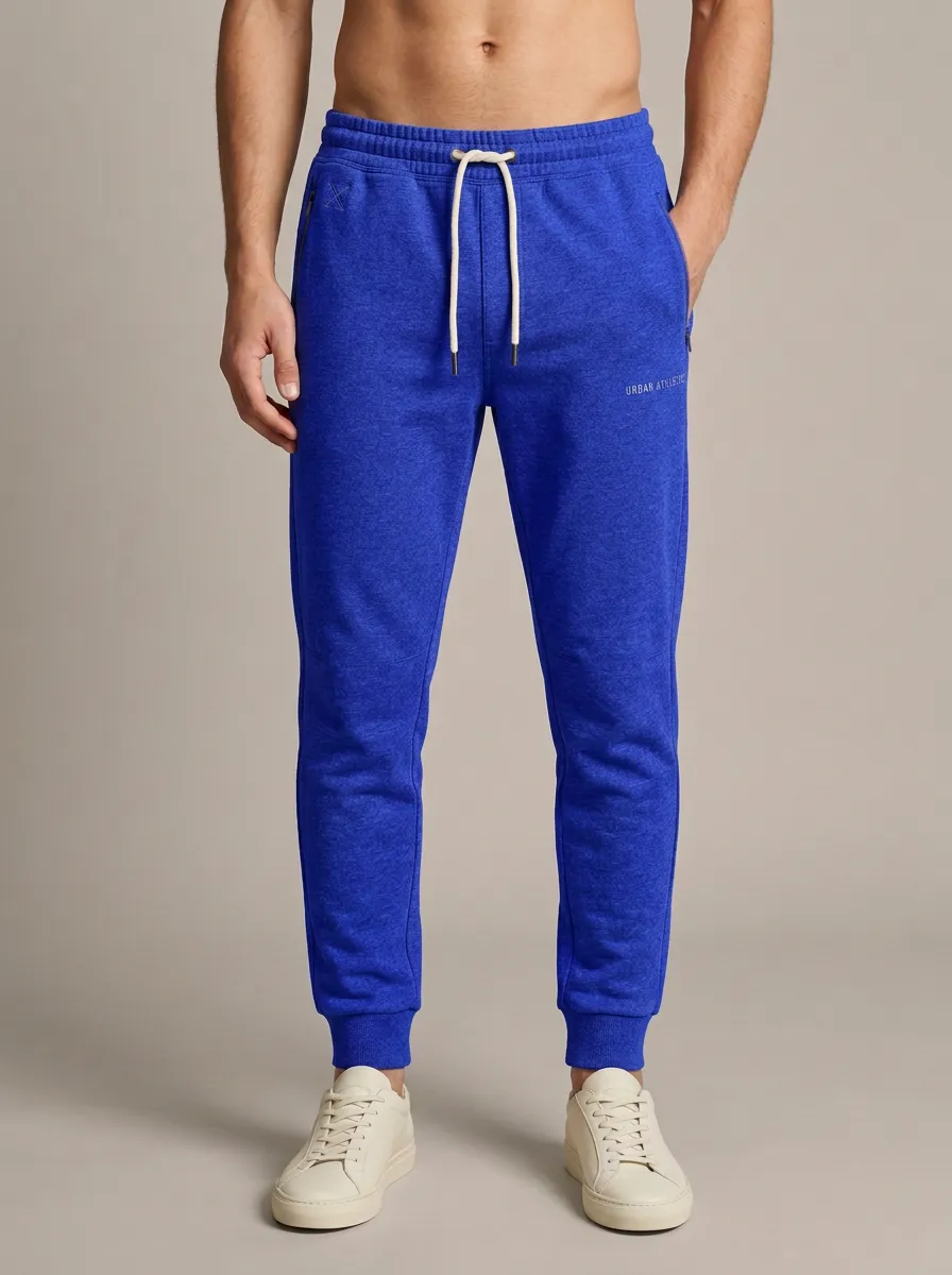 Dynamic Athletic Casual Look Men's Sweatpants
