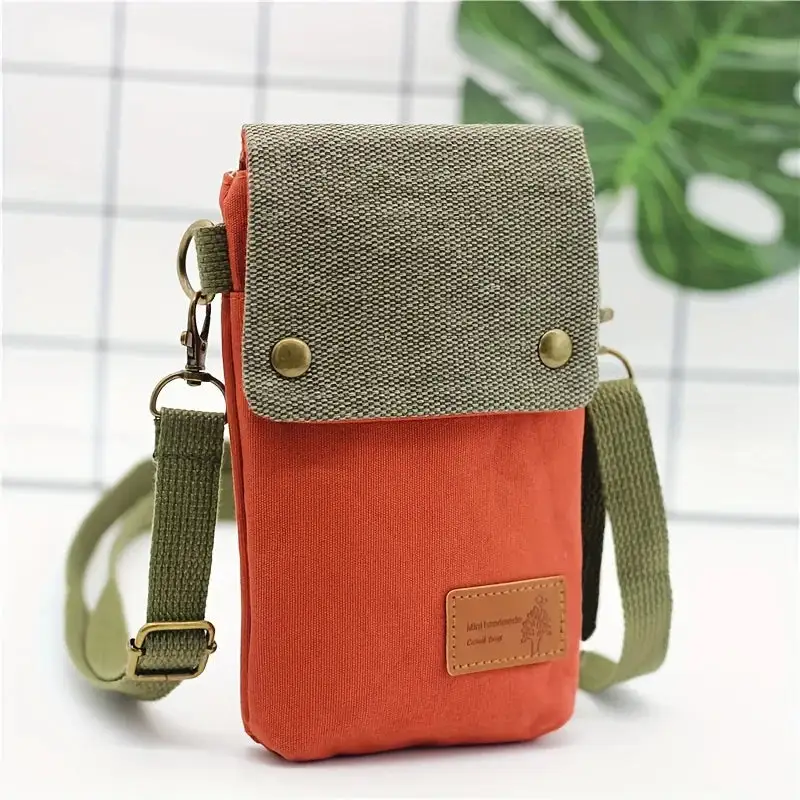 Modern Mini: Logo-Embellished Canvas Phone Bag