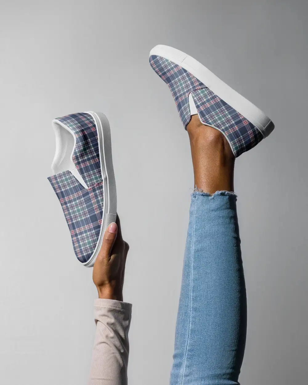 Barn Dance Pattern Slip On Shoes