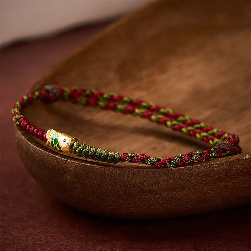 Cord Braided String Koi Fish Bracelet Anklet