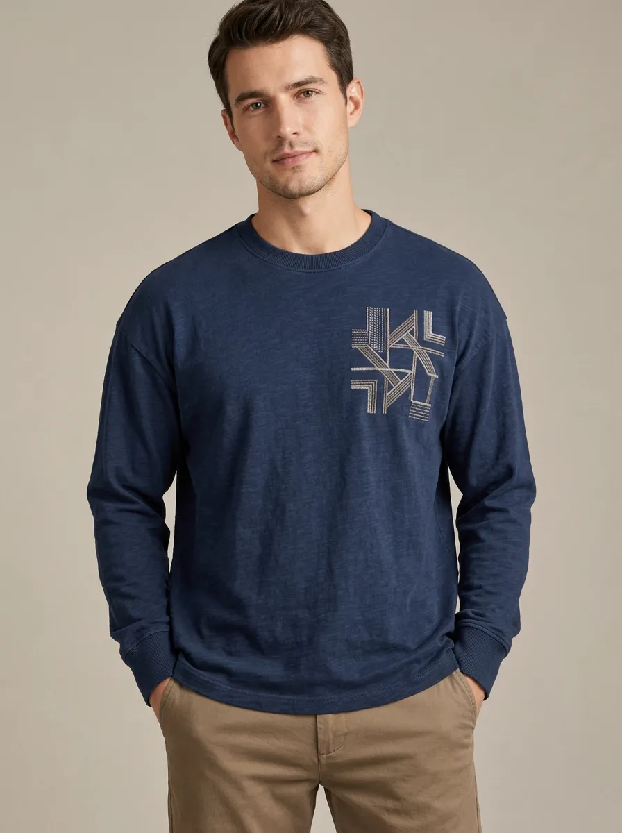 Men's Long Sleeve Polished Shirt