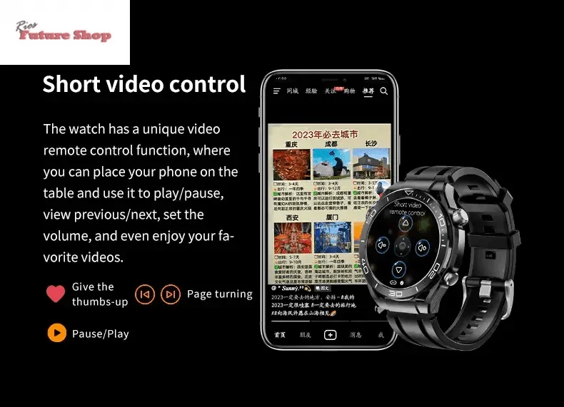 GS Ultimate Full Touch Screen Smartwatch