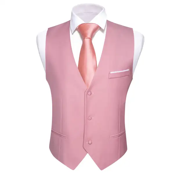Modern Solid V Neck Casual Dress Vest