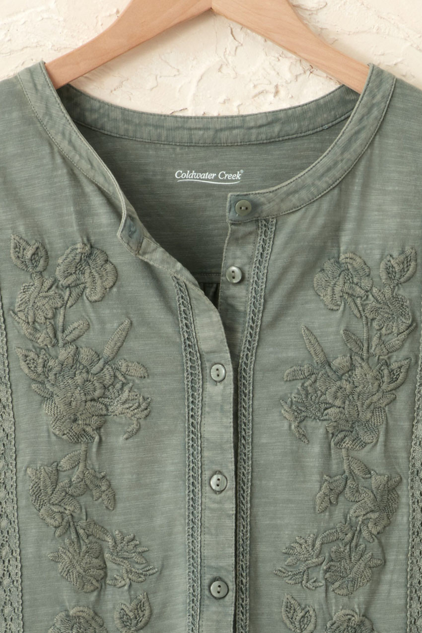 Falling Florals Knit Top