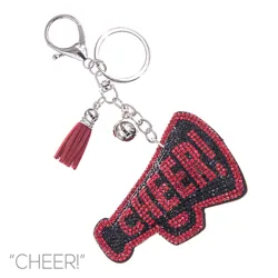 Playful Cheer Spirit Charm Keychain