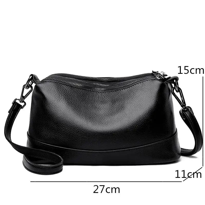 Contemporary Icon: Genuine Leather Designer Shoulder Bag