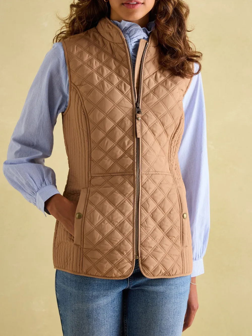 Showerproof Diamond Quilted Gilet