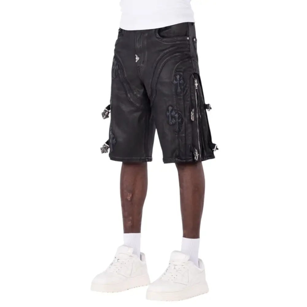 Men's Buckle Detail Shorts
