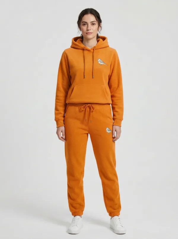 Women's Embroidered Bird Lounge Set