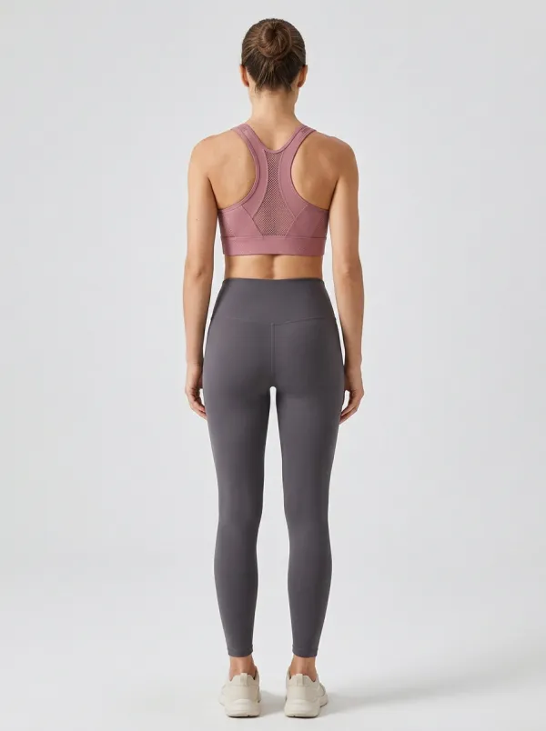 Modern Racerback Mesh Profile Women's Sports Bra