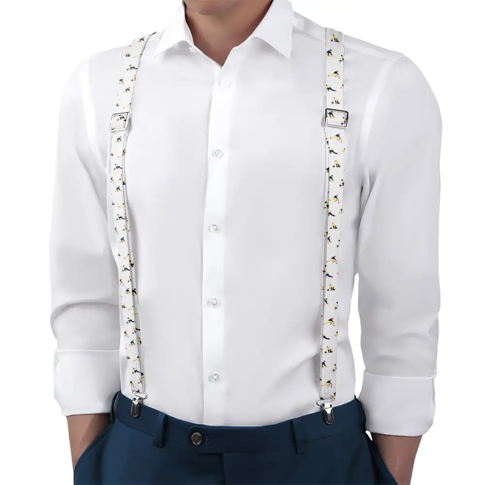 Curling Classic Theme Suspenders