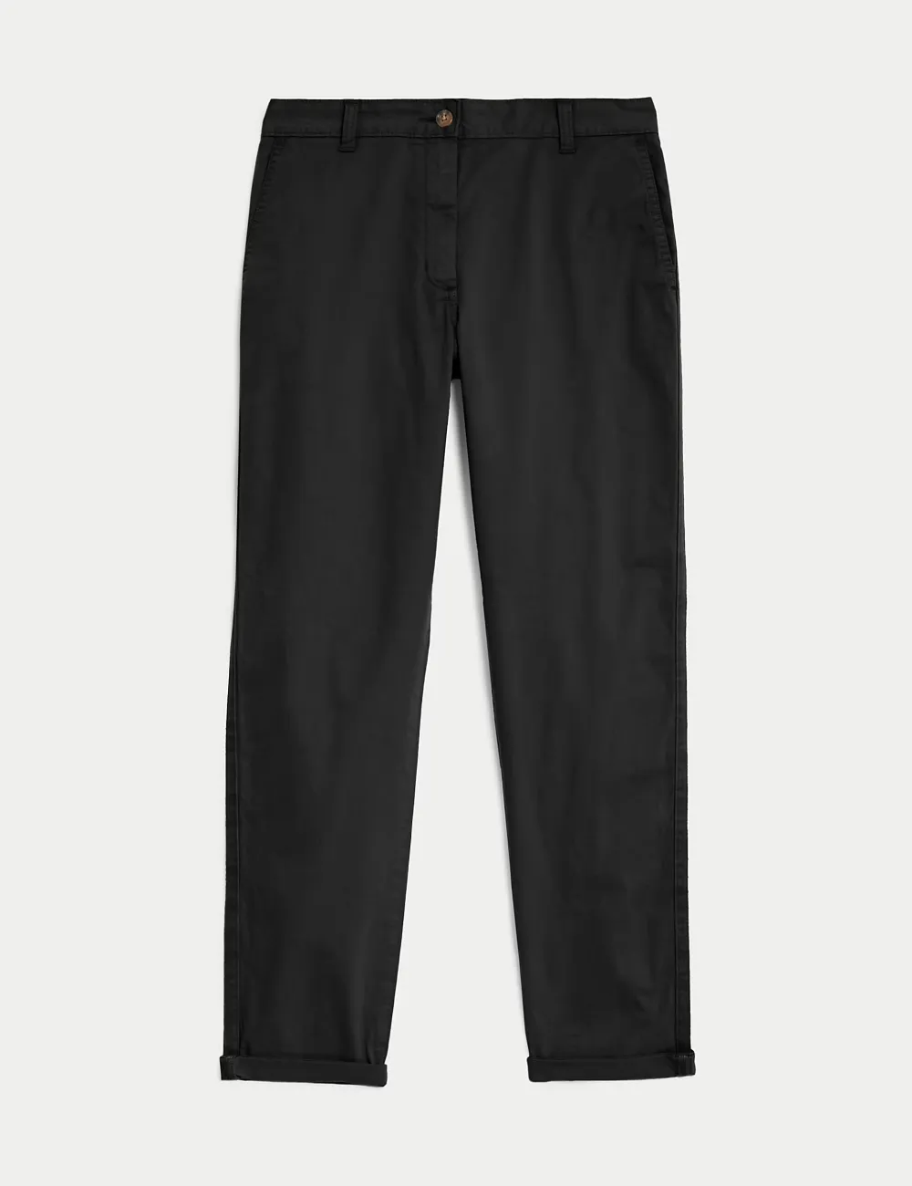 Cotton Rich Tea Dyed Slim Fit Chinos Grey