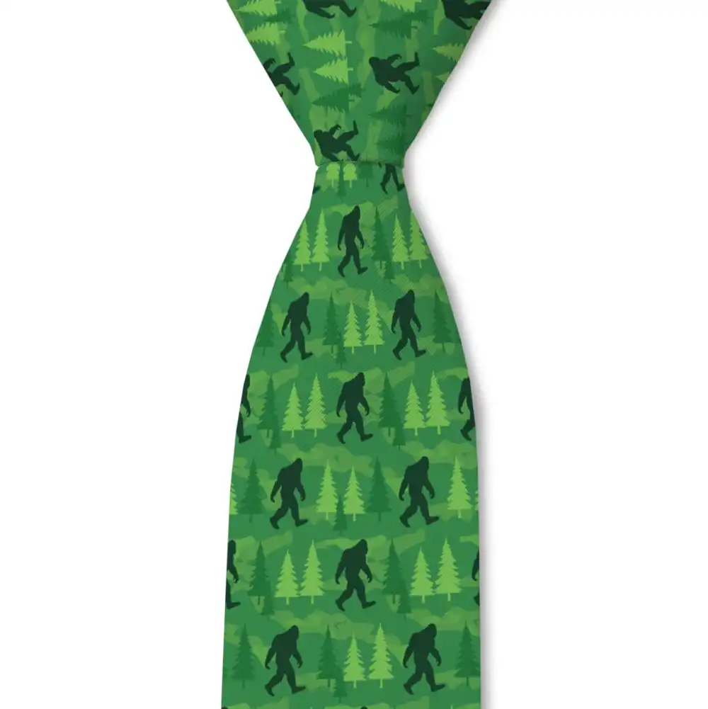 Pine Tree Novelty Pattern Necktie