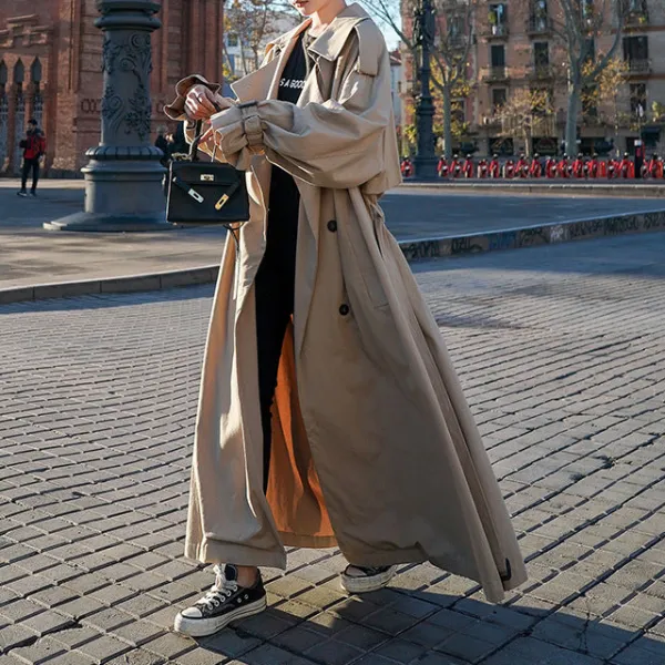 Versatile Longline Trench Coat