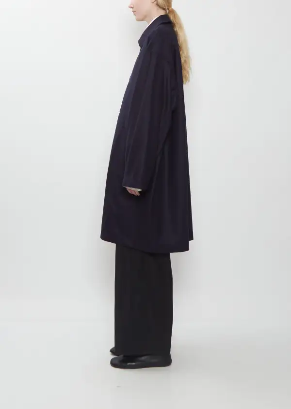 Women's Modern Rounded Longline Coat