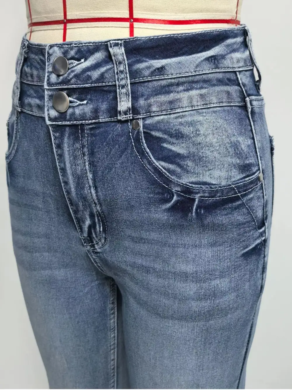 High-Waisted Flare Leg Jeans Pants For Women