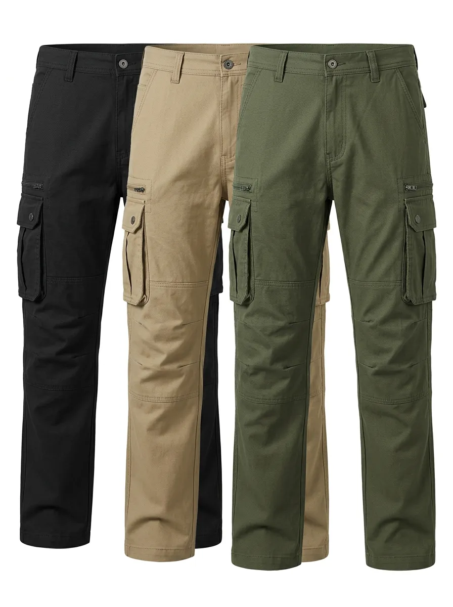 Performance Focused Tactical Cargo Multi Pocket Men's Multi Pack Tactical Pants