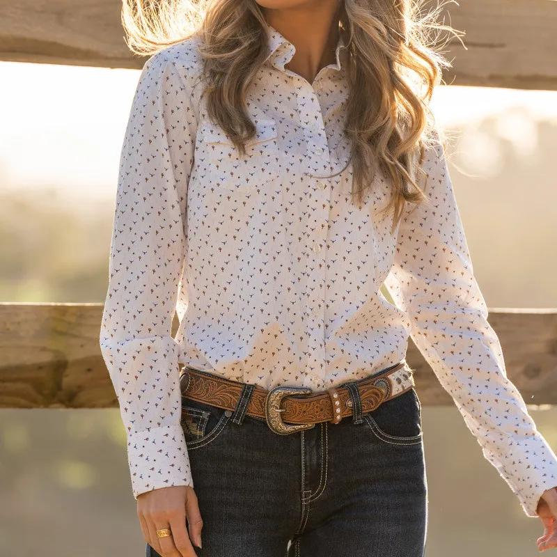 Women's Soft Western Long Sleeve Shirt