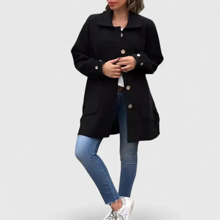 Button Front Coat