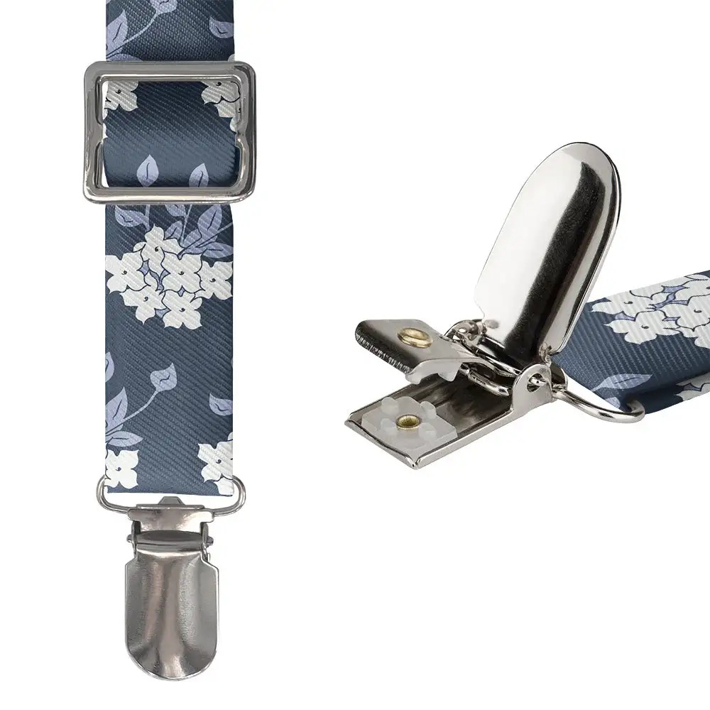 Bouquet Floral Pattern Suspenders