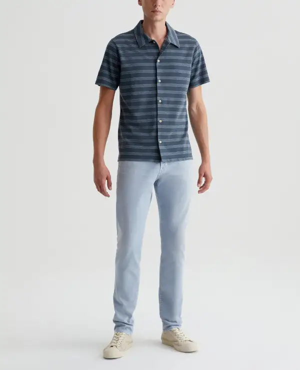 Men's Short Sleeve Button-Up Shirt
