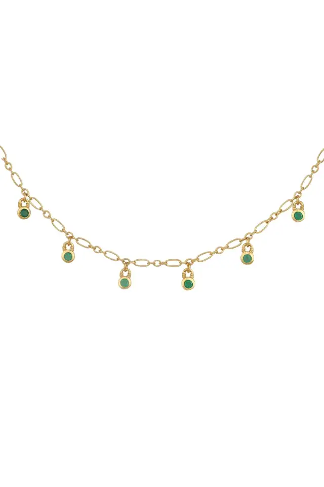 Onyx Chain Necklace