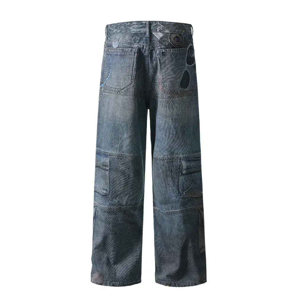 Comfort Fit Baggy Denim Jeans