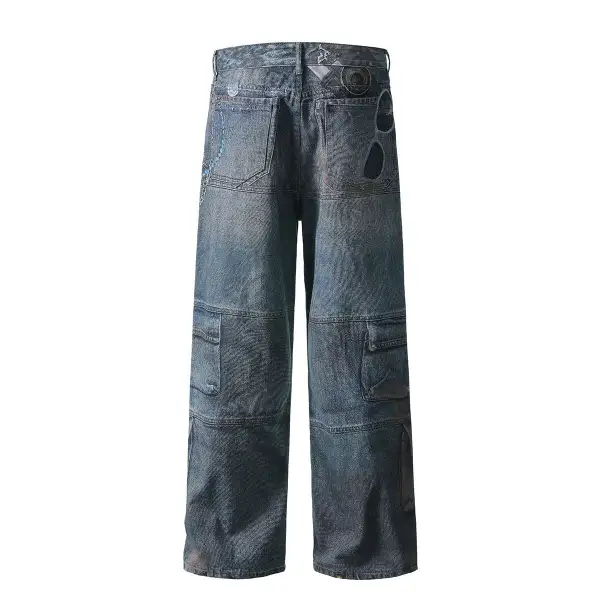 Comfort Fit Baggy Denim Jeans