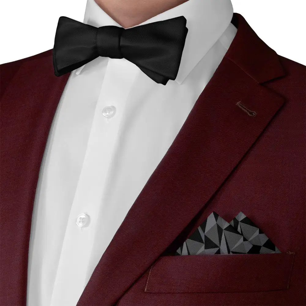Crisp Elegant Geometric Pocket Square