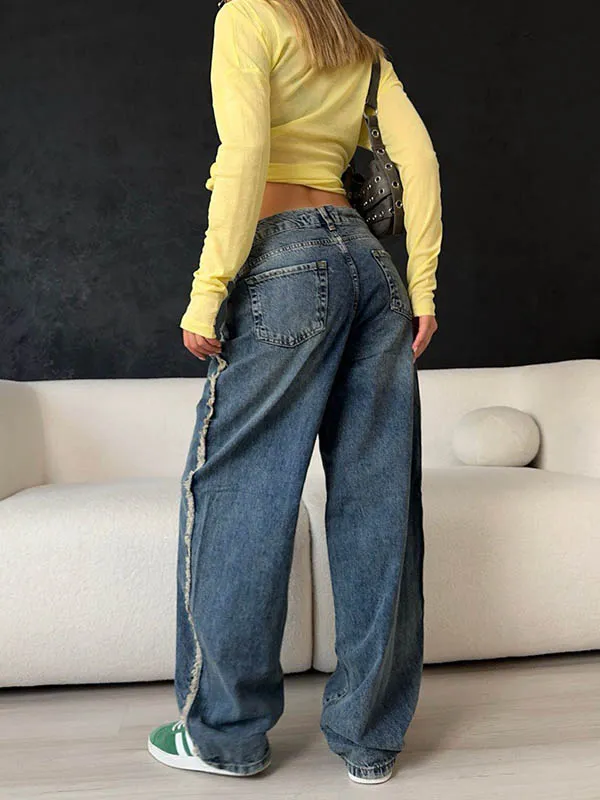 Long Sleeve Easy Fit Round Neck T-Shirt