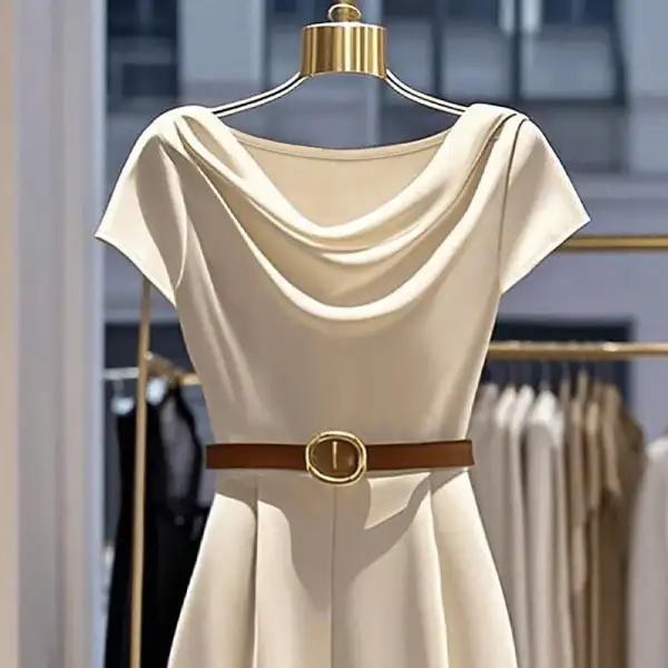 Professional Formal Office-Style Plain Jumpsuit