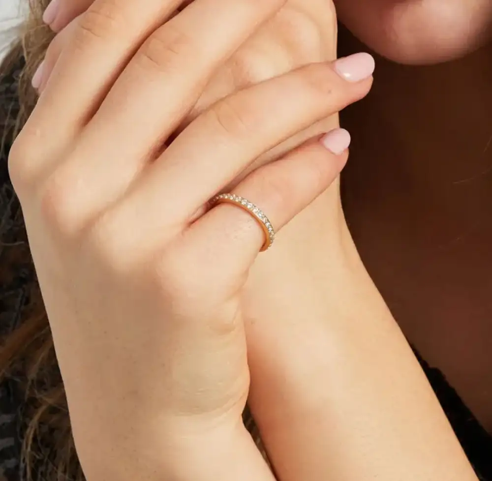 Zirconia Accent Ring