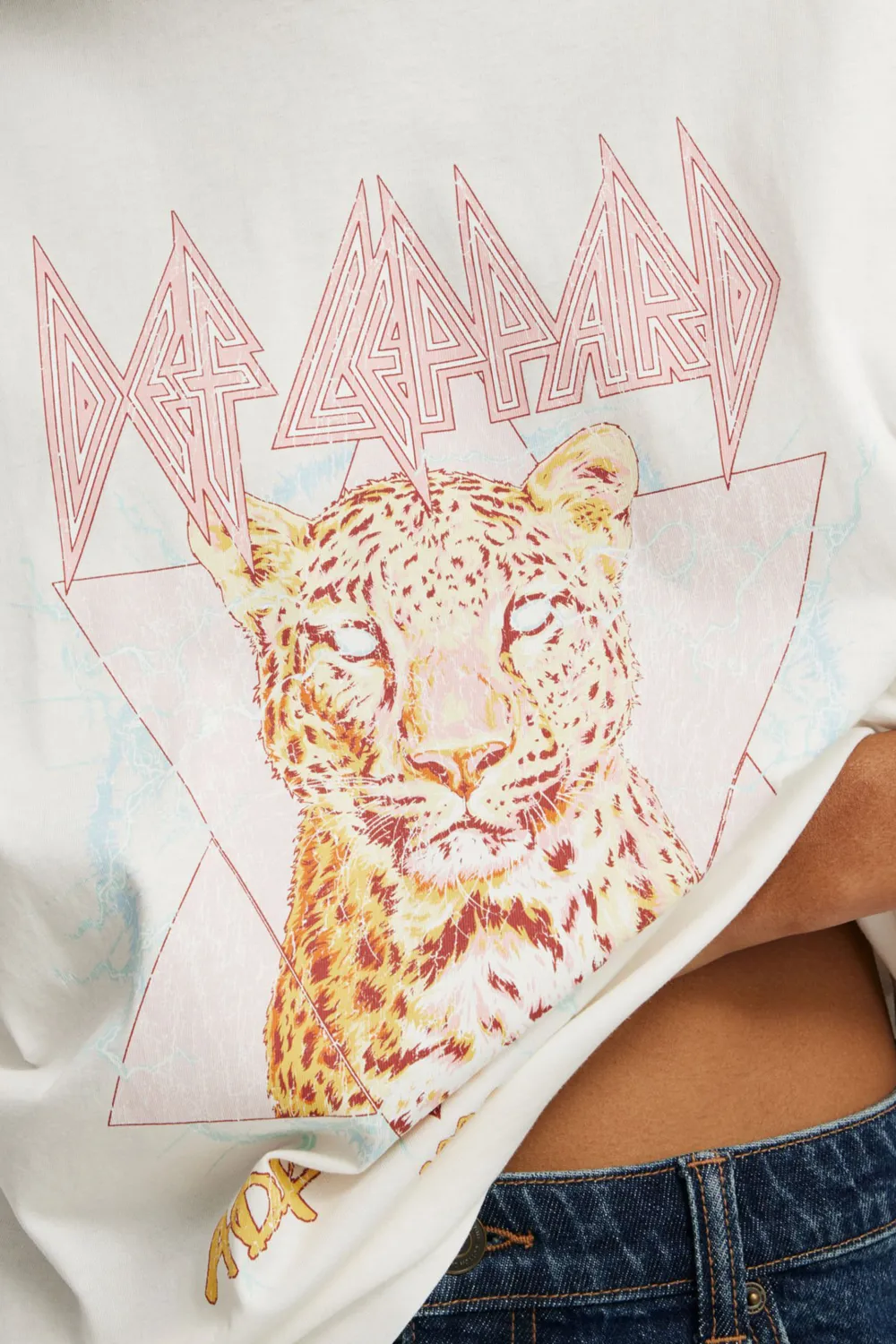 Leopard Crew Neck Loose T-Shirts