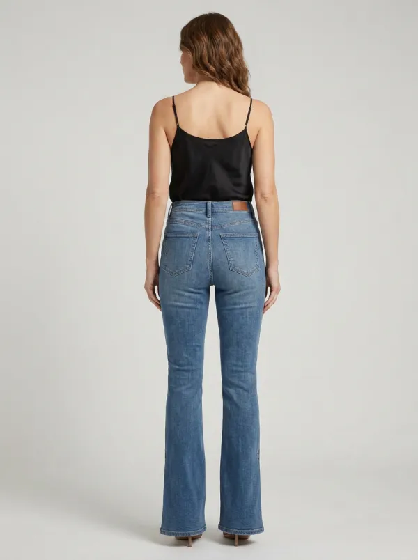 Women's High Waist Casual Denim Jeans