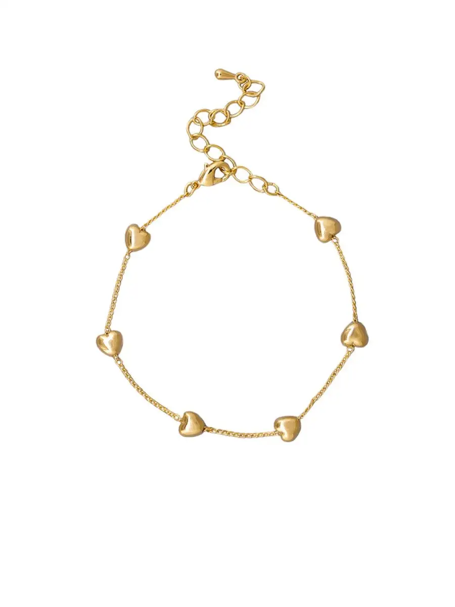 Heart Garland Link Bracelet
