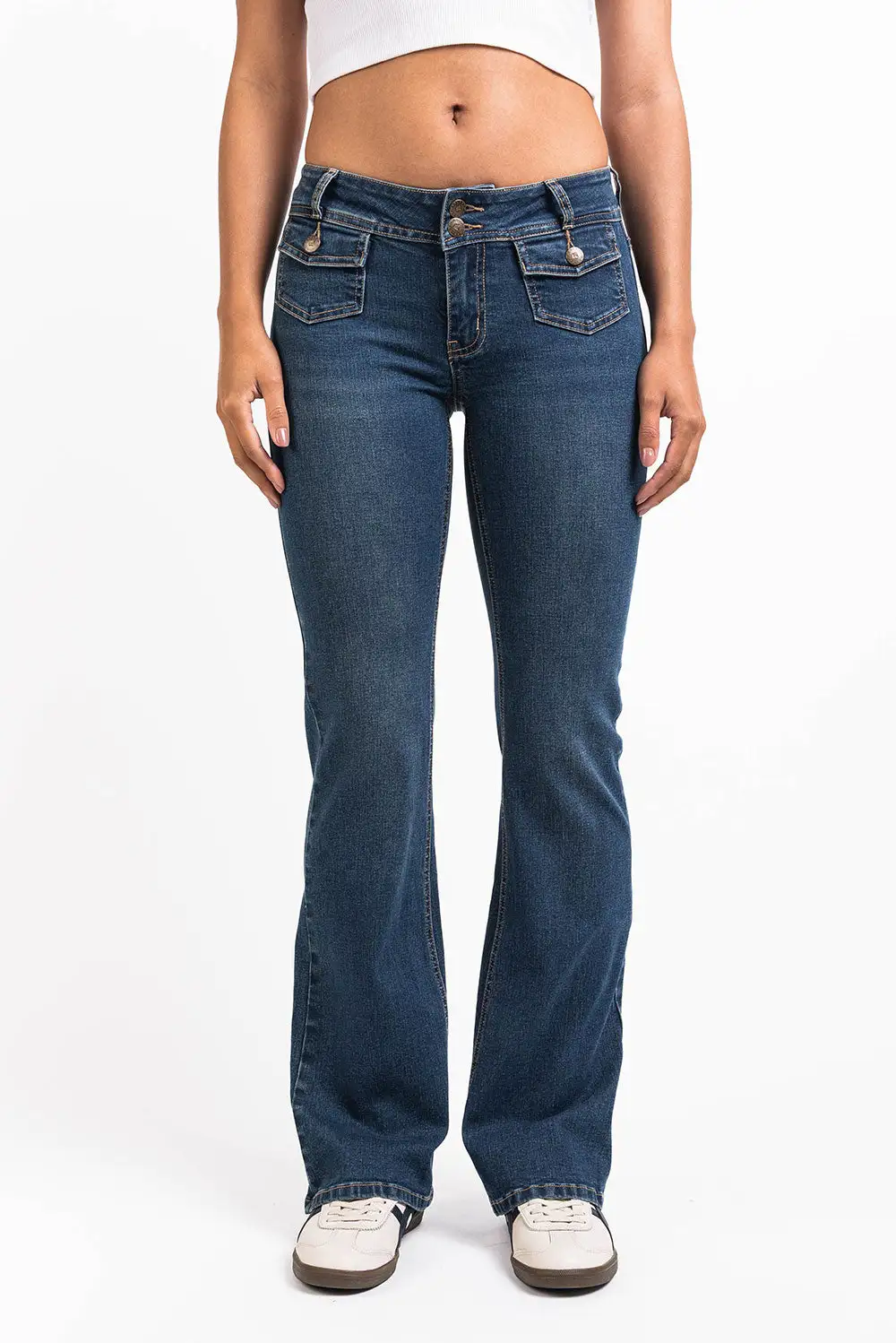 Chic Low Rise Bootcut Jeans