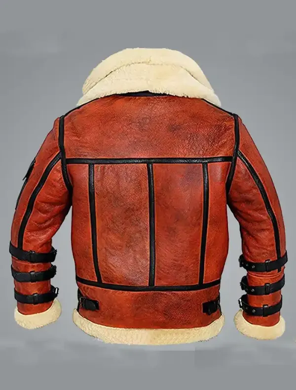 Heritage Aviator Bomber Flight Shearling Jacket