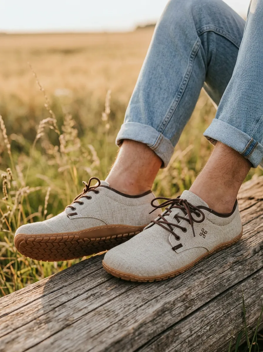 Clean-Look Minimalist Graphic Street Look Unisex Barefoot Shoes