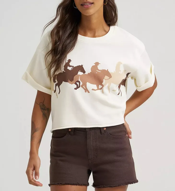 Relaxed Graphic Crew Sweatshirt
