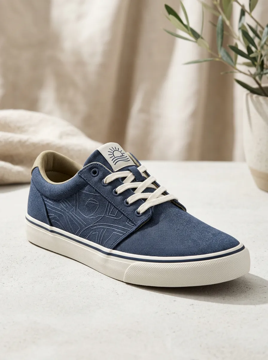 Relaxed Graphic Edit Men's Canvas Shoes