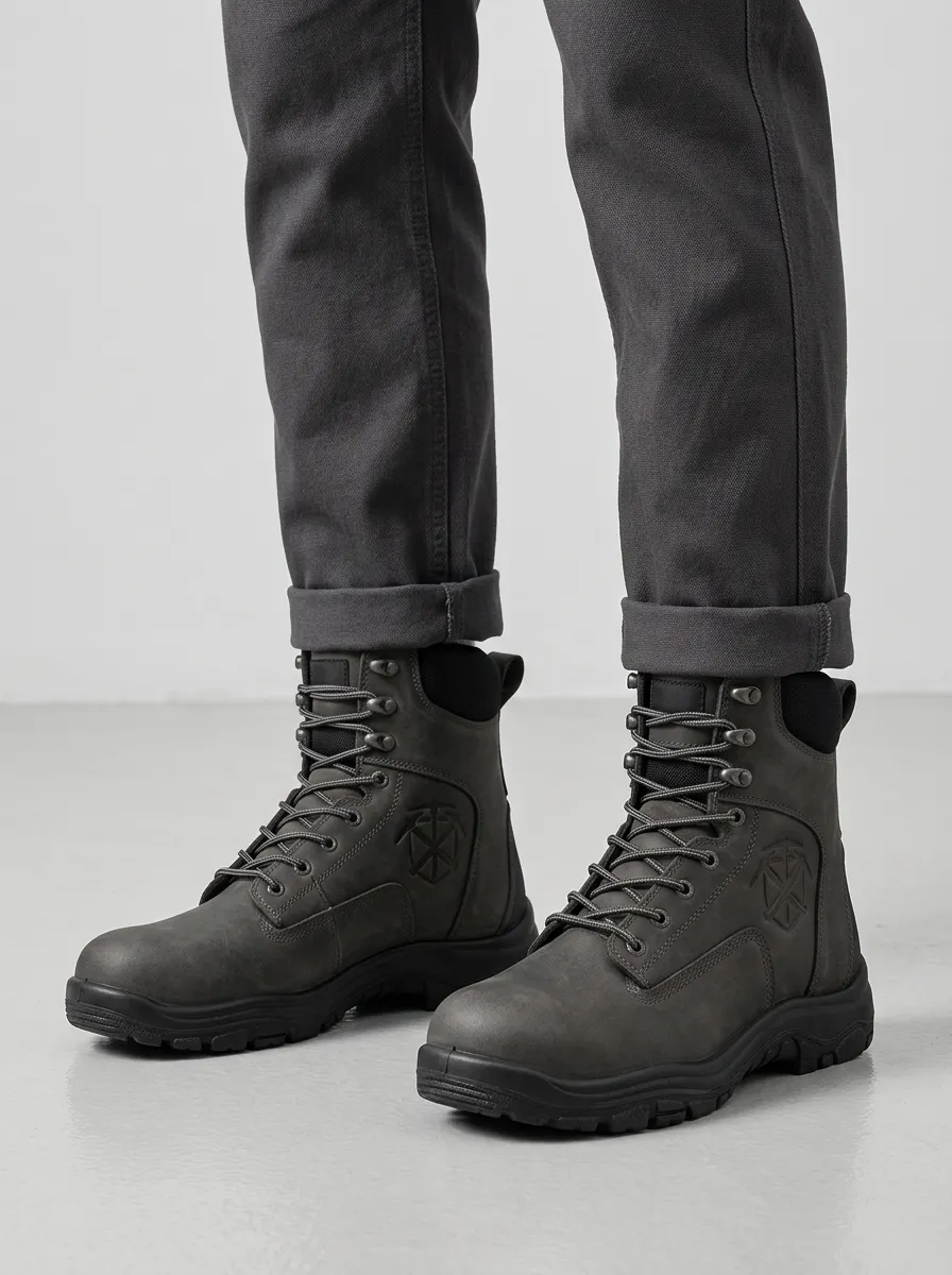Men's Outdoor Waterproof Tactical Graphic Detail Work Boots