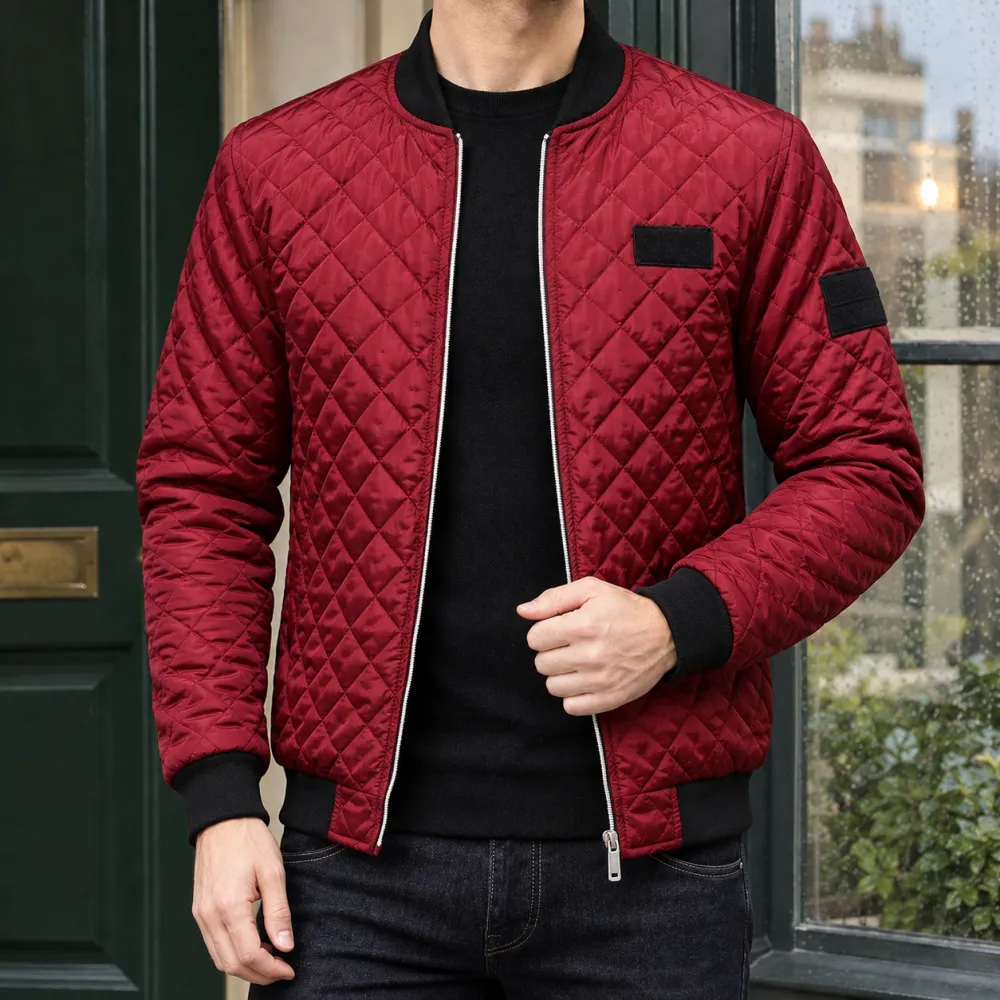 Quilted Cotton-Blend Jacket