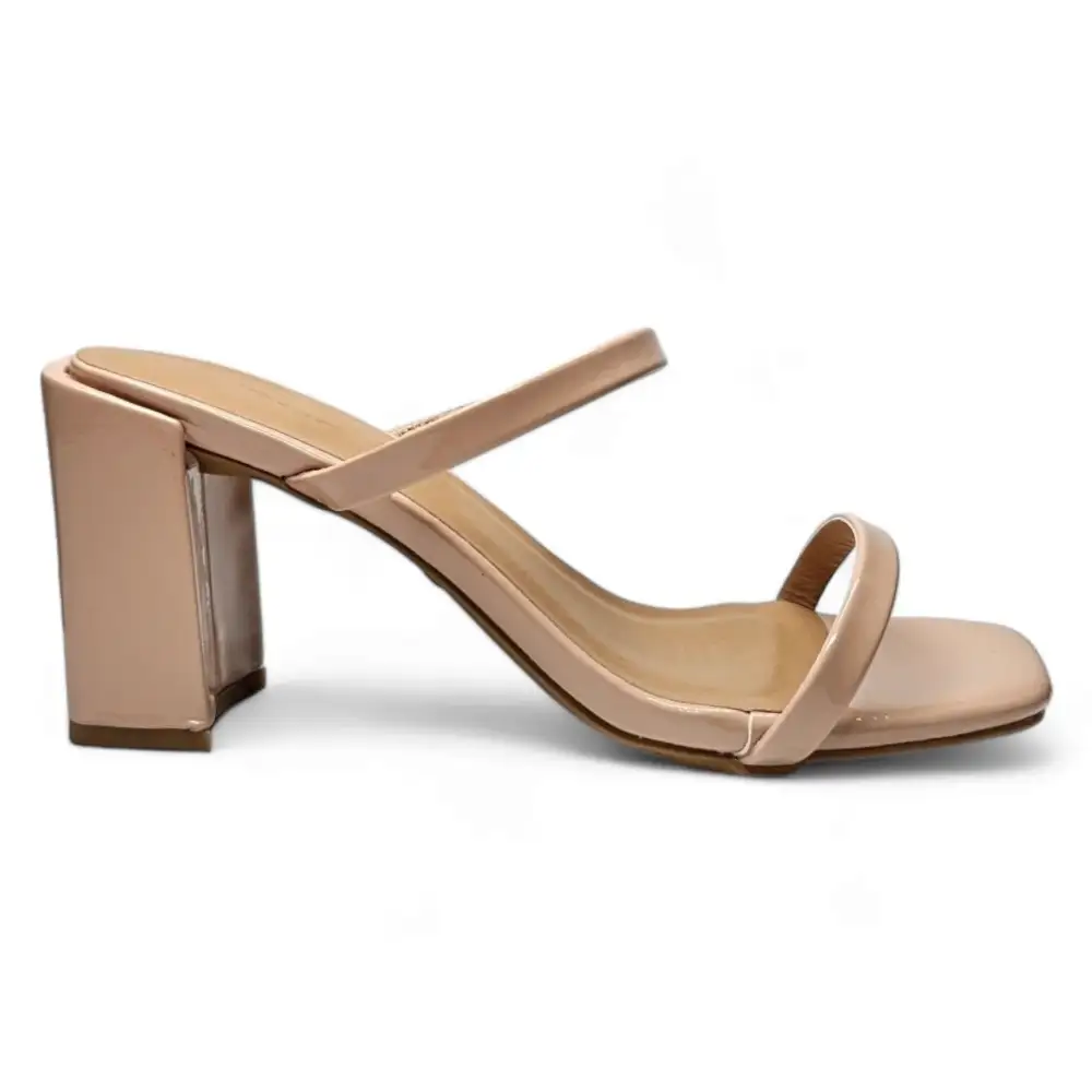 Kickback Classic Double Strap Block Heel