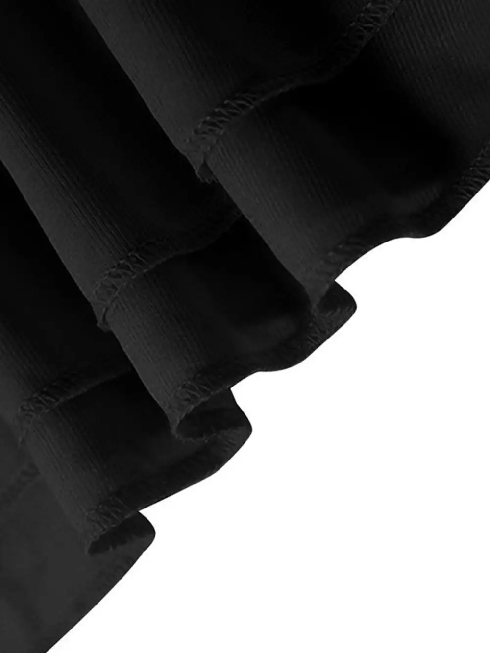 Gathered Detail Ruffle Mini Dress