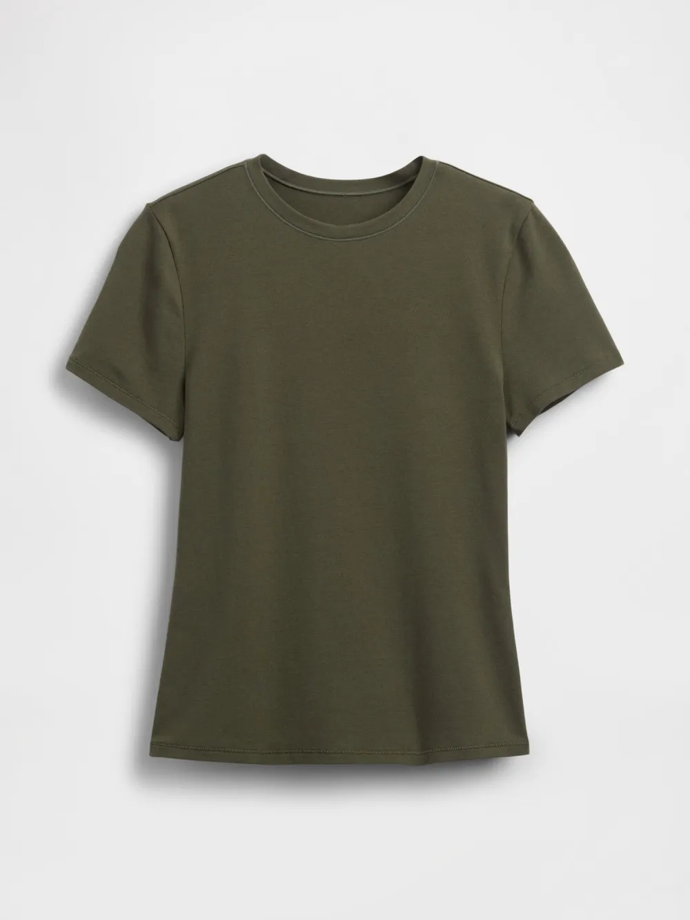 Round Neck Short Sleeved T-Shirt