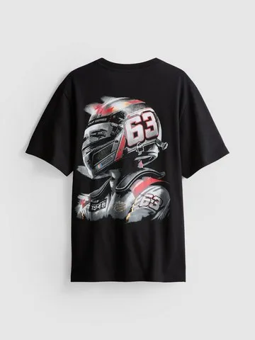 7-15yrs | NASCAR No. 63 Pure Cotton Graphic T-Shirt