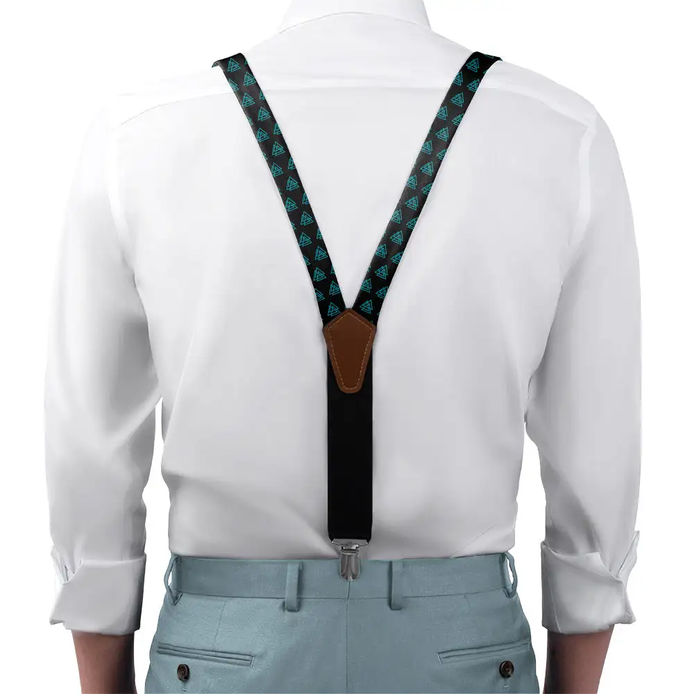Mod Triangles Theme Suspenders